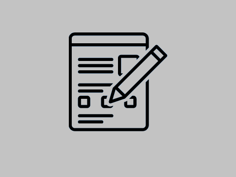 Grafik eines Formulars