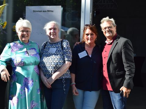 Beim ersten Sommerfest der Wirtschaft empfing Bezirksbürgermeisterin Vertreter zahlreicher Unternehmen aus Mitte.