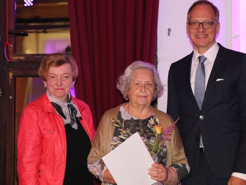 Gewinnerin des Ehrenamtspreises Marianne Lebbin