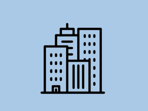 Icon von Hochhäusern