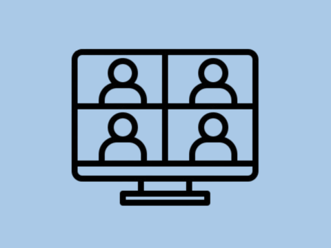 Icon einer Videokonferenz