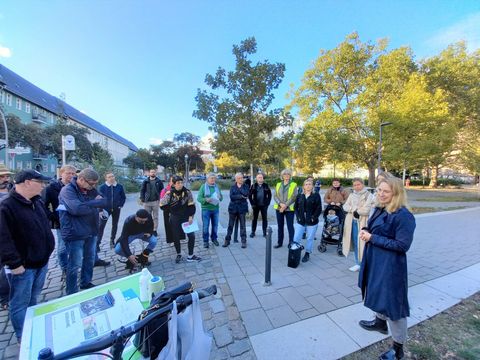 Kiezblock Brüsseler Kiez: Foto der Informationsveranstaltung am 22.09.2022