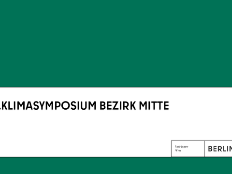Präsentation Klimasymposium 2021