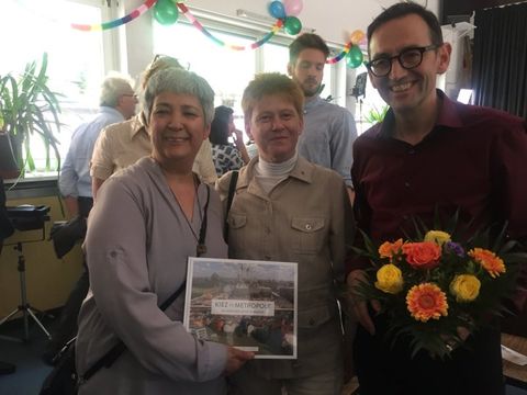 Petra Pau, Seyran Ates und Bezirksbürgermeister Stephan von Dassel