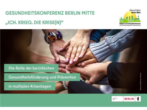 Banner der Gesundheitskonferenz Berlin Mitte 2024