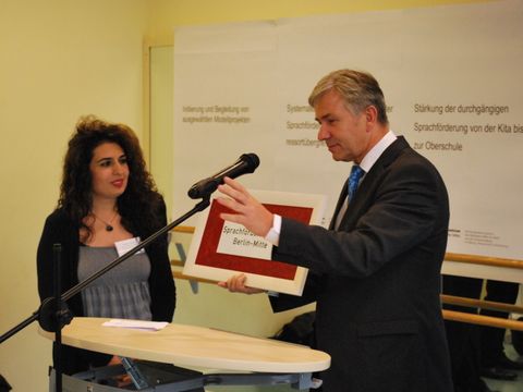 Klaus Wowereit bei seiner Ansprache