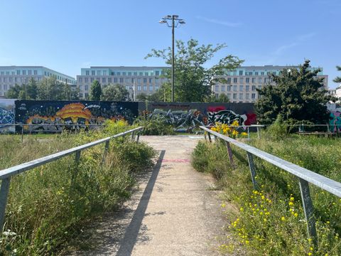 Park am Nordbahnhof mit North Side Gallery
