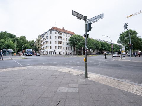 Kreuzung Fontanestraße und Columbiadamm