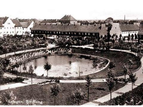 Historisches Bild der Krugpfuhlsiedlung