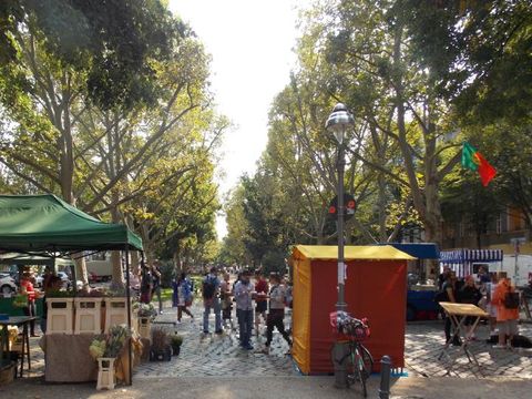 Ein Markt im Schillerkiez