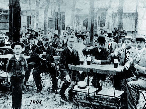 Carlsgarten 1904 - ein Biergarten