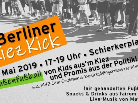 Plakat 1. Berliner KiezKick