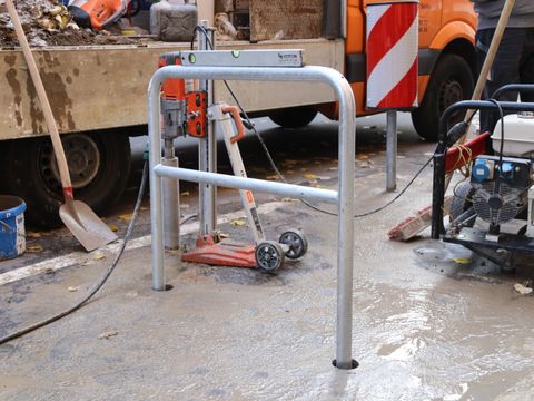 der 1000. Fahrradbügel wurde am 7.11. in Neukölln gesetzt