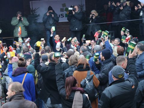 Flashmob Kagffee gegen Kälte 2019