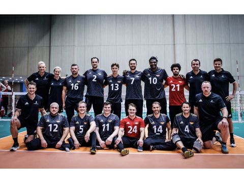 Team der deutschen Sitzvolleyball-Nationalmannschaft