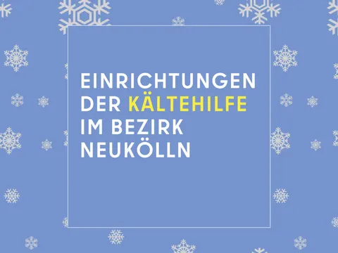 Kältehilfe in Neukölln
