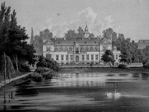 Frontansicht Schloss Britz