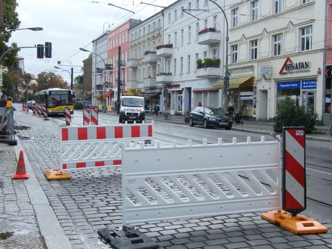Absperrung Baustelle