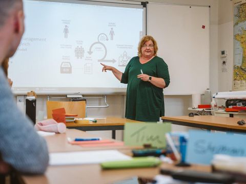 Unterricht in Coaching und Führung in der Volkshochschule Pankow