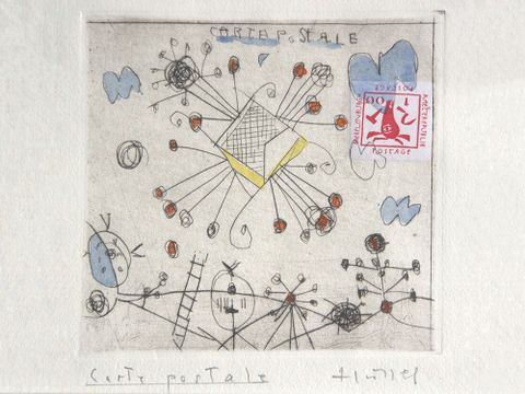 Horst Hussel, Carte postale