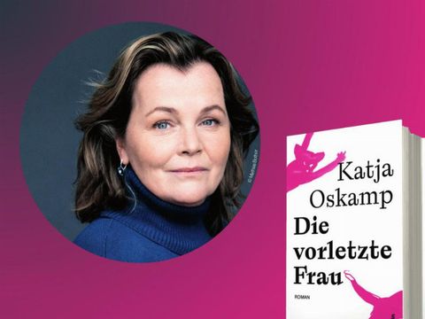 Katja Oskamp mit ihrem Buch »Die vorletzte Frau«