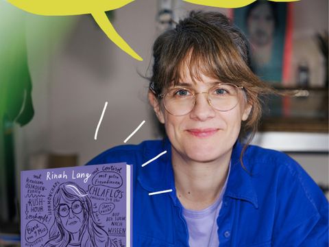 Rinah Lang mit ihrem Buch »Peri Meno«