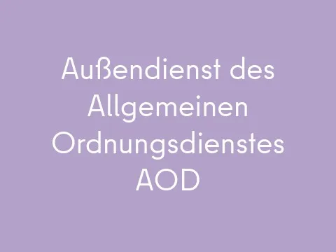Allgemeiner Ordnungsdienst