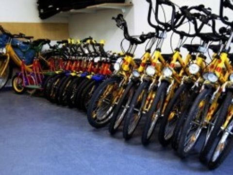 Fahrradpool der Jugendverkehrsschule Weißensee