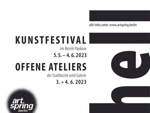Titelmotiv des artspring Kunstfestivals 2023