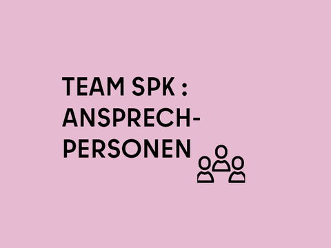 Ansprechpersonen: Team SPK