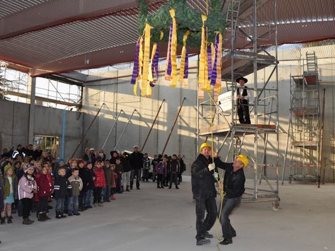 Richtfest Zweifeldsporthalle Niederschönhausen
