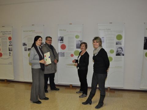 Ausstellung Pankower Pionierinnen in Politik und Wissenschaft