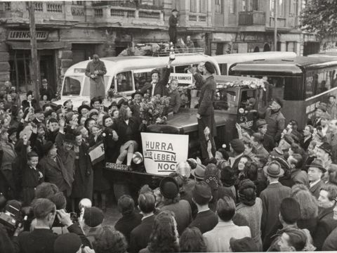 Aufhebung der Blockade 1949 (Bild: Landesarchiv Berlin)
