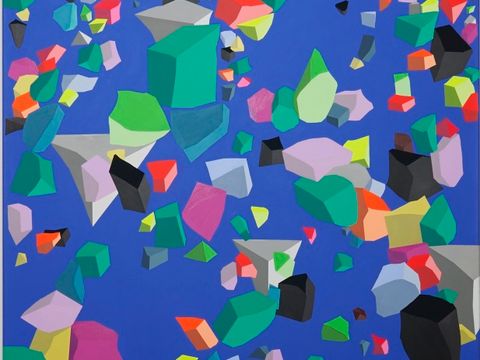 Cathy Jardon, Gravity 0, 2013, Acryl auf Leinwand, 170x130cm (Bild: Florent Jalon )