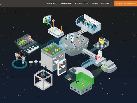 Startseite der neuen Webseite (Bild: BA Reinickendorf)