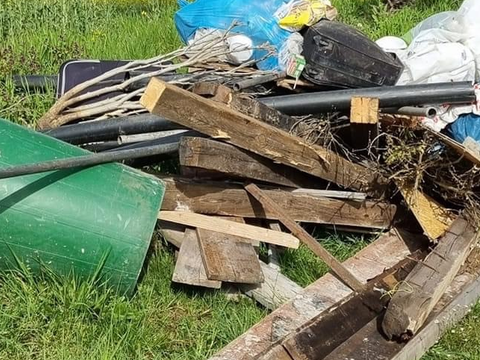 Illegale Müllansammlung im Bezirk (Bild: BA Reinickendorf)