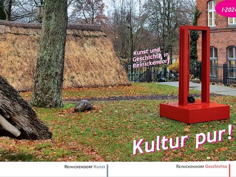 Cover des neuen Programhefts "Kultur pur!" (Bild: BA Reinickendorf)