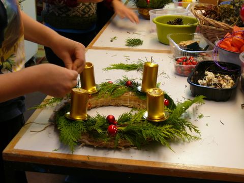 Adventsstimmung im Dachsbau