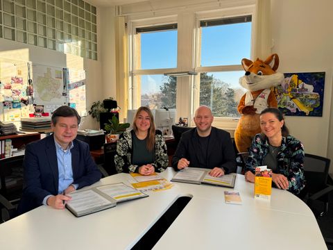 v.l. Uwe Brockhausen, Esther Feiertag, Alexander Ewers, Cindy Franke (Bild: BA Rdf)
