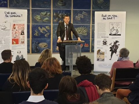 Eröffnung der Ausstellung zur Pressefreiheit (Bild: BA Reinickendorf)