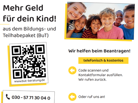 Kachel-Teaser zu Bildung und Teilhabe