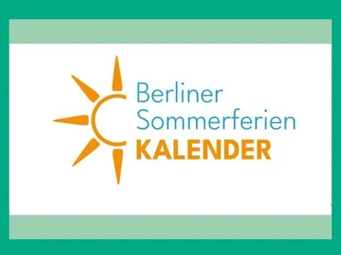 Kachel mit Aufschrift Berliner Sommerferienkalender