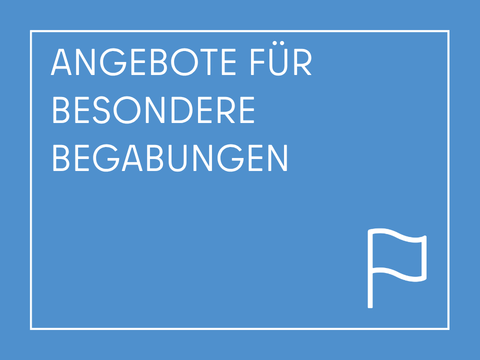 Kacheln Schulamt Angebote fuer besondere Begabungen