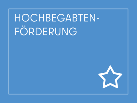 Kacheln Schulamt Hochbegabtenforderung