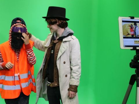 Green-Screen im meredo (Bild: meredo)