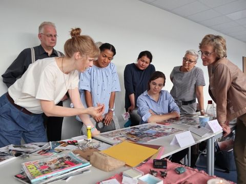 Menschen im Austausch