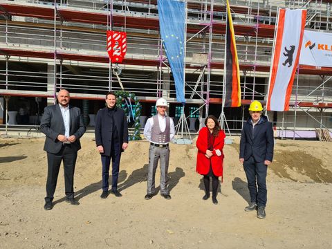 Richtfest Grundschule Goltz-/Mertensstraße