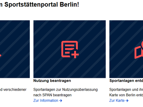 Sportstättenportal Berlin