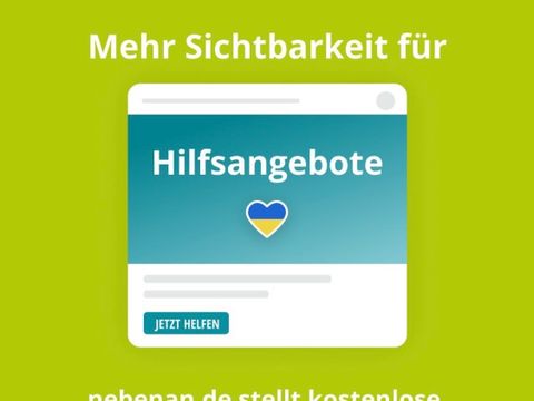 Nebenan_Anzeigeflächen Hilfe Ukraine