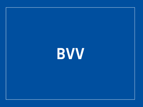Kachel mit der Aufschrift BVV